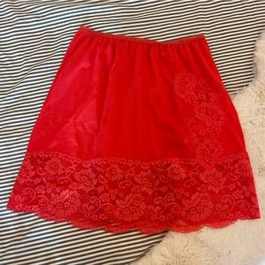 Vintage Lace Skirt OS